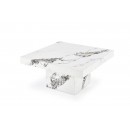 Стол журнальный HALMAR MONOLIT белый мрамор